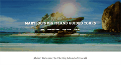 Desktop Screenshot of marylousbigislandguidedtours.com