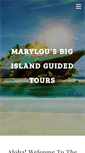 Mobile Screenshot of marylousbigislandguidedtours.com